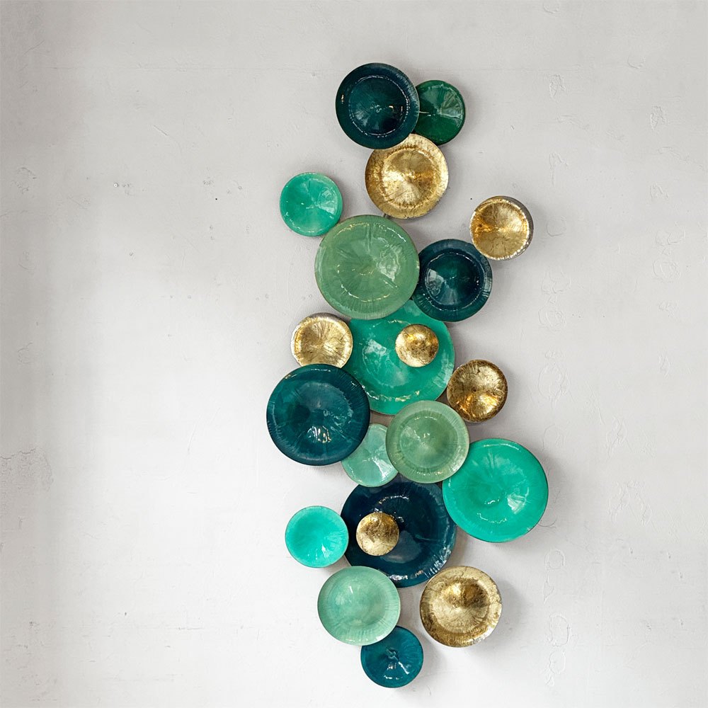 【下北沢店】 メタルウォールアート Metal Wall Art アートパネル 壁掛けインテリア オブジェ W143.5 アールデコ風 モダン 店舗什器 買取させていただきました。