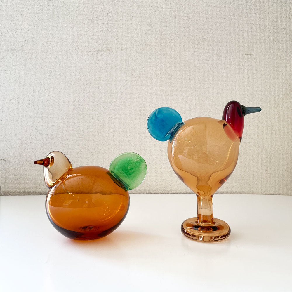 【経堂店】イッタラ iittala バーズバイトイッカ Birds by Toikka スロ Sulo 脚付き & ソルヤ Sorja 脚なし 箱付 scope復刻品 2015年 オイバ・トイッカ イッタラバード 計2点 買取させていただきました。
