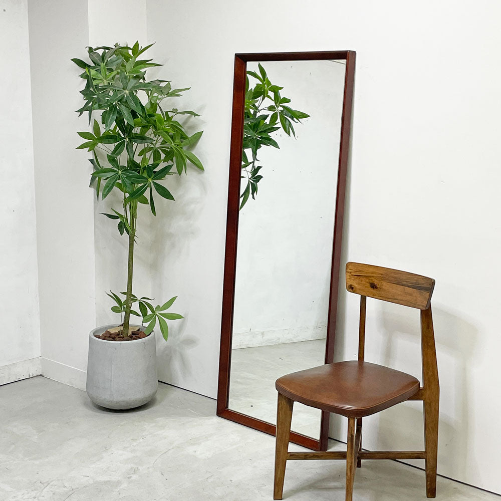 【祖師ヶ谷大蔵店】パシフィックファニチャーサービス PACIFIC FURNITURE SERVICE US ミラー 壁掛け 無垢材フレーム フルレングスサイズ 姿見 買取させていただきました。