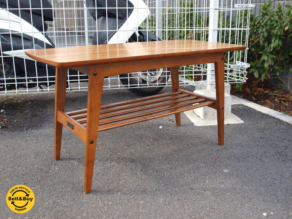 カリモク60 Karimoku ロクマル リビングテーブル Sサイズ 幅90ｃｍ ～ ミッドセンチュリーなコーデには定番のコーヒーテーブル【 買取と販売とレンタルのお店 】