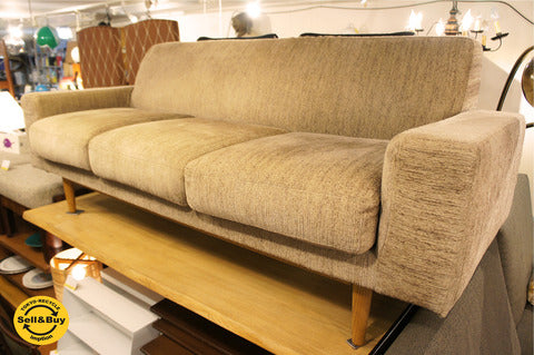 MOMO natural / モモナチュラル "PATORU"パトル　３Pソファ ナチュラル ～永遠のスタンダード。優しさと温かみをもったシンプルナチュラルデザイン【買取と販売とレンタルのお店】