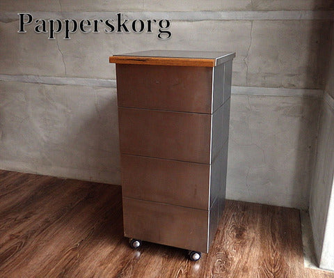 Papperskorg パペルスコルク ステンス オーク材 トラッシュボックス ゴミ箱 ～ 一生物もゴミ箱を 【買い取りと販売とレンタルのお店】