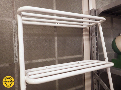 デュエンデ DUENDE ウォールラック WALL RACK ホワイト オプショントレイ2枚付 ～ 今や収納は見(魅)せる時代！インテリアを楽しむ家具。【買取と販売とレンタルのお店】