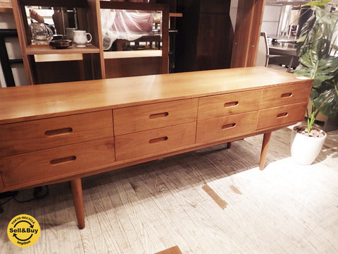 Chloros / クロロス　チーク材　サイドボード～厳選した材料を使って丁寧に造られている拘りの逸品～【買取と販売とレンタルのお店】