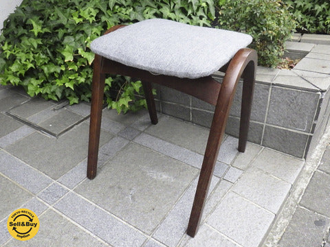 秋田木工 / 現 IDC大塚家具 ビンテージ 『 スツール No.202 / 剣持スツール 』 ジャパニーズモダンを代表する剣持勇Ｇマークデザインの名作チェア! 【買取と販売とレンタルのお店】