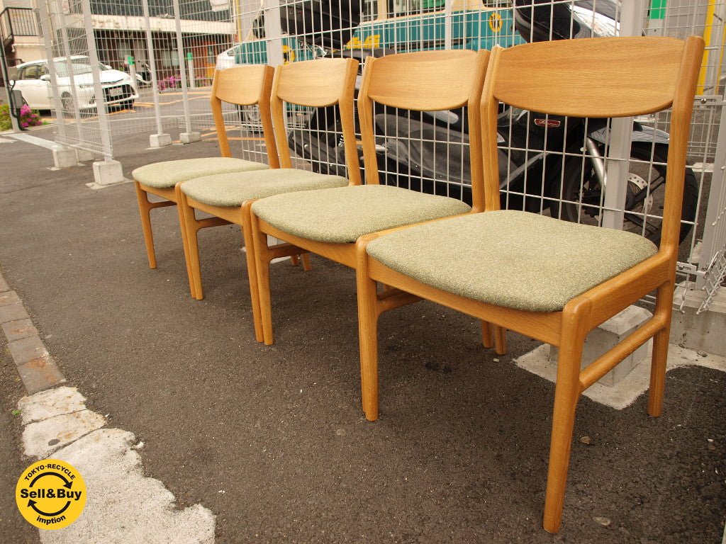 起立木工 Kiritsu Mokko ノルディ オーク無垢材 ダイニングチェア IDC大塚家具取扱 ～ 肉厚なオーク無垢材の贅沢なダイニングチェア【 買取と販売とレンタルのお店 】
