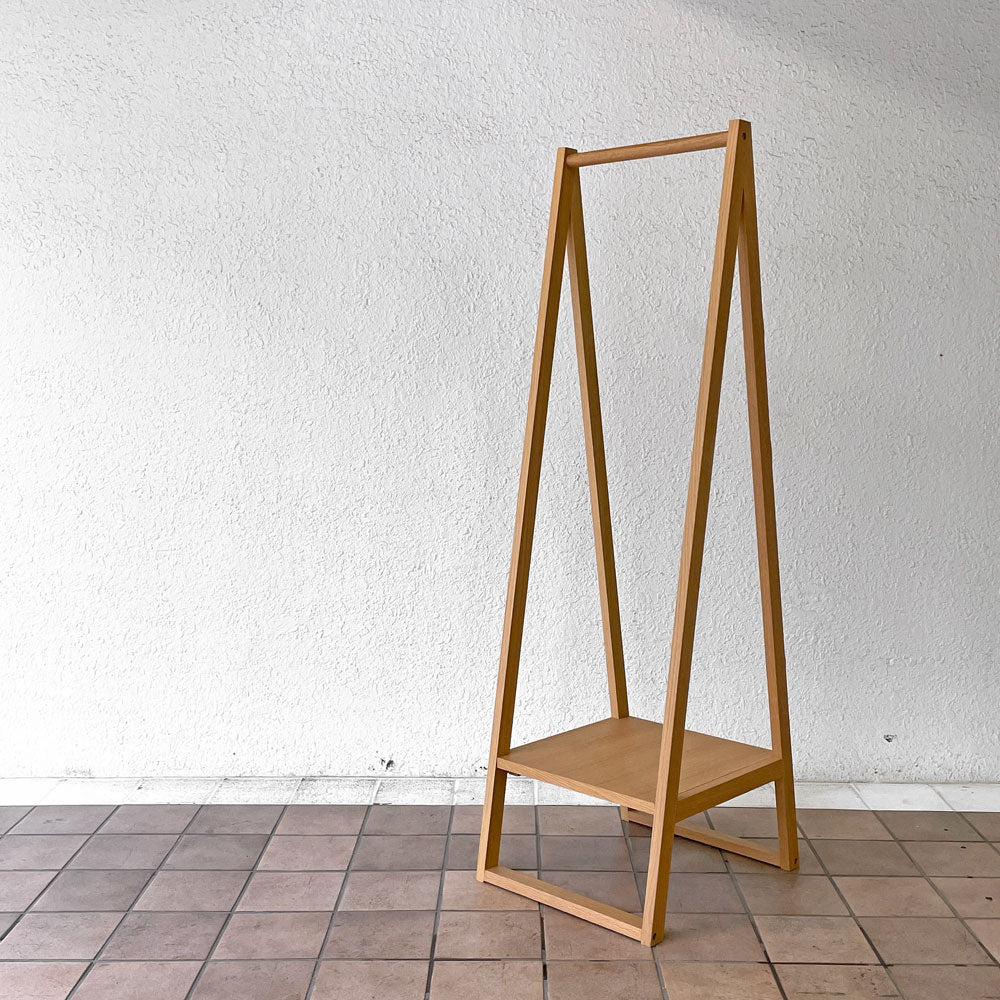 【用賀店】無印良品 MUJI オーク材 コートハンガー ハンガーラック H150cm ナチュラルカラー 買取させていただきました。