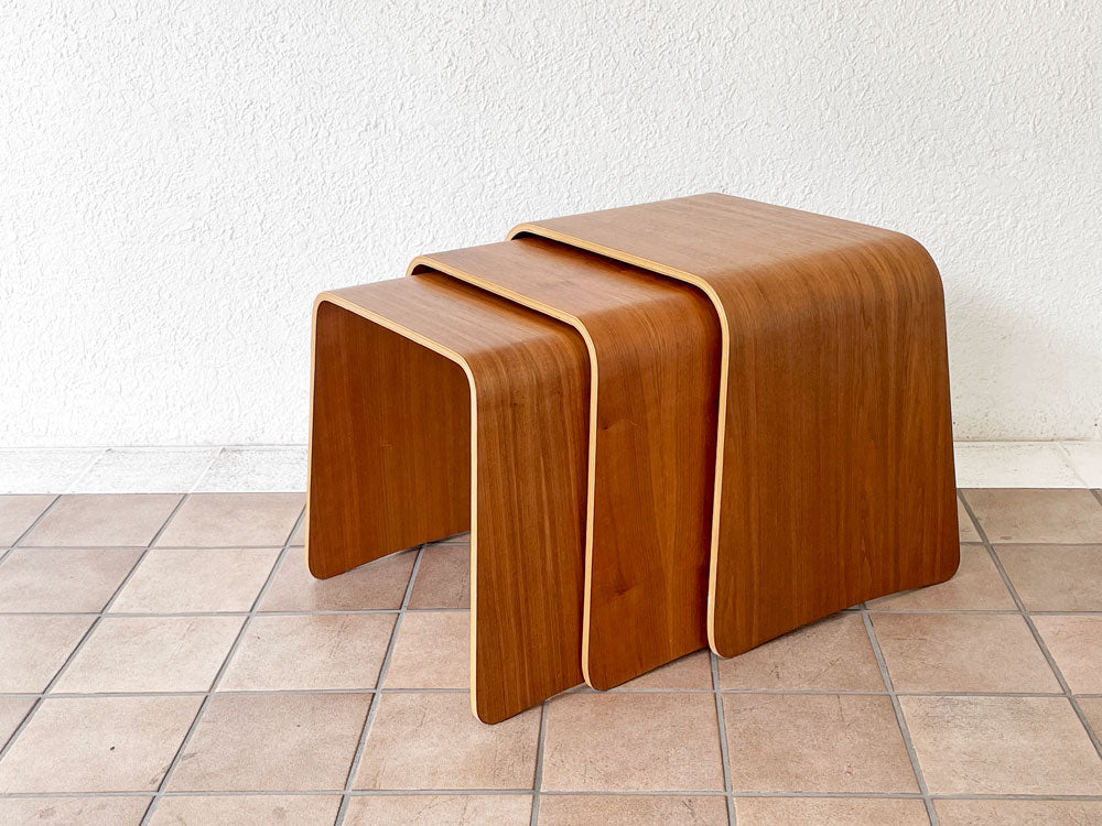 ハビタ habitat トリオ ネストテーブル Trio Nesting Table 3連 ウォールナット プライウッド 英国 中古品 買い取りしました。