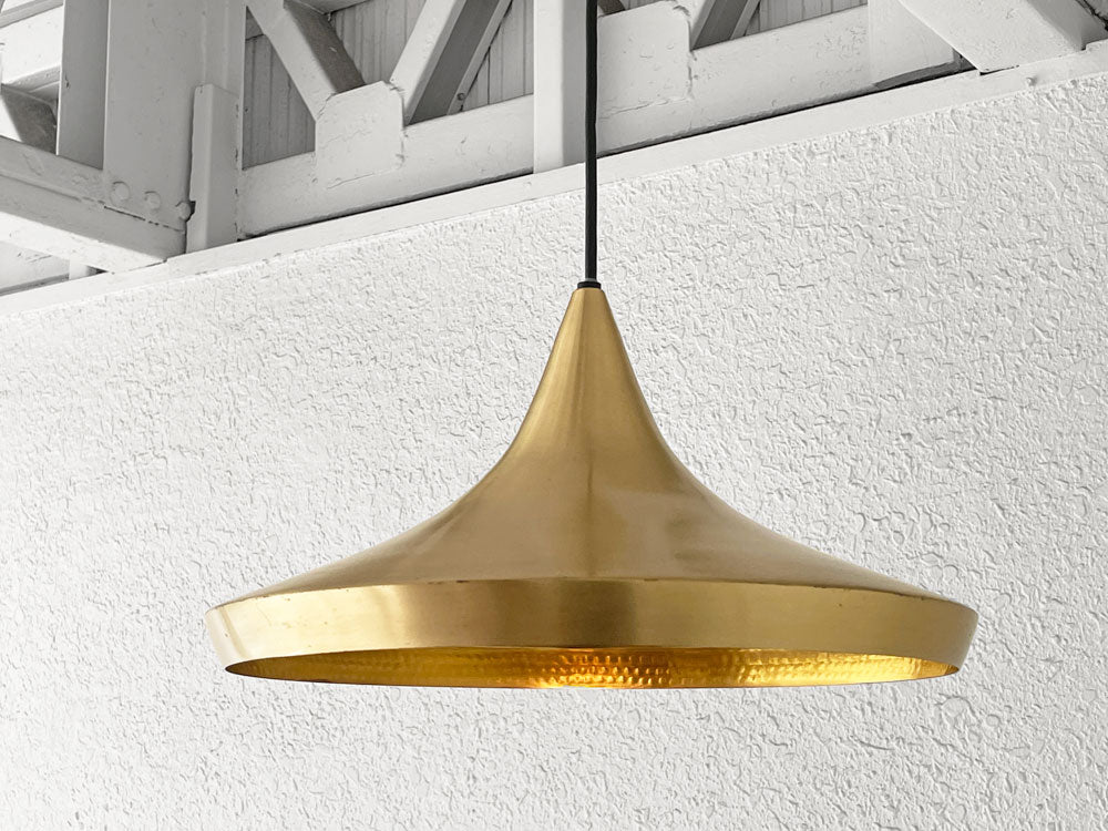 トムディクソン Tom Dixon ビート ワイドペンダント BEAT WIDE PENDANT ペンダントライト ブラス 定価 \97,000- 中古品 買い取りしました。
