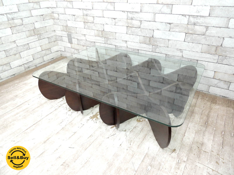 イーアンドワイ E＆Y マトリックステーブル MATRIX TABLE ダークブラウン Lサイズ プライウッド リビングテーブル   中古品 買い取りしました。祖師ヶ谷大蔵店 出張買取もお任せ下さい。
