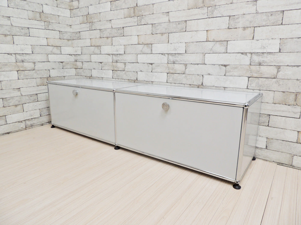 USMモジュラーファニチャー USM Haller USMハラー ローボード AVボード ドロップダウンドア × エクステンションドア W153   中古品 買い取りしました。