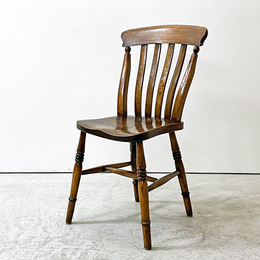 【祖師ヶ谷大蔵店】UKビンテージ Vintage スラットバックチェア ダイニングチェア ニレ材 エルム材 英国家具 アンティーク 買取させていただきました。