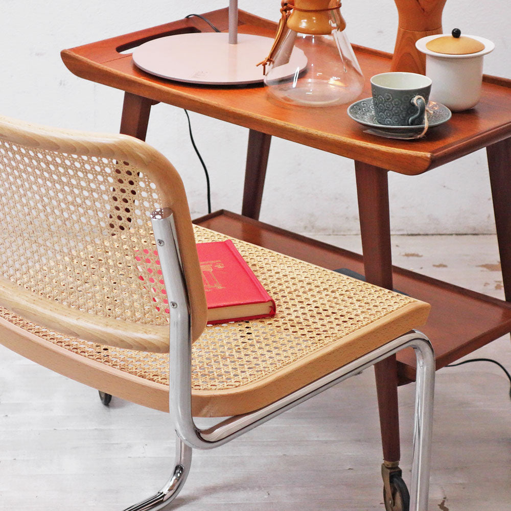 ノルスタジオ Knoll Studio ノール ブロイヤーコレクション Breuer Collection チェスカチェア CESCA CHAIR アームレス マルセル・ブロイヤー 美品　～細部にまで宿る、豊かな機能美。～