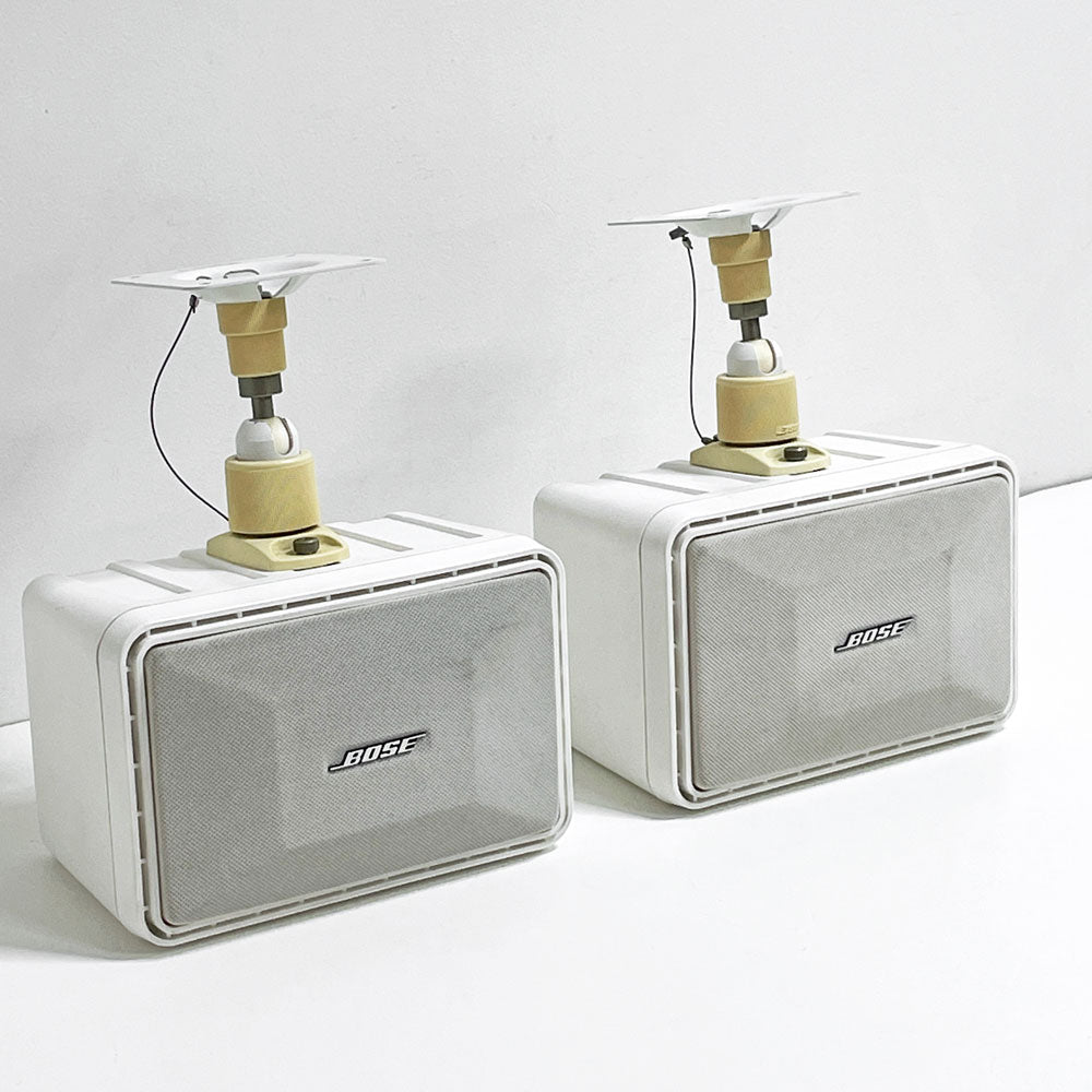 【祖師ヶ谷大蔵店】BOSE ボーズ モニタースピーカー 101MM ホワイト フルレンジスピーカー 天吊り可能モデル ブランケット付き 2本セット 店舗BGM 買取させていただきました。