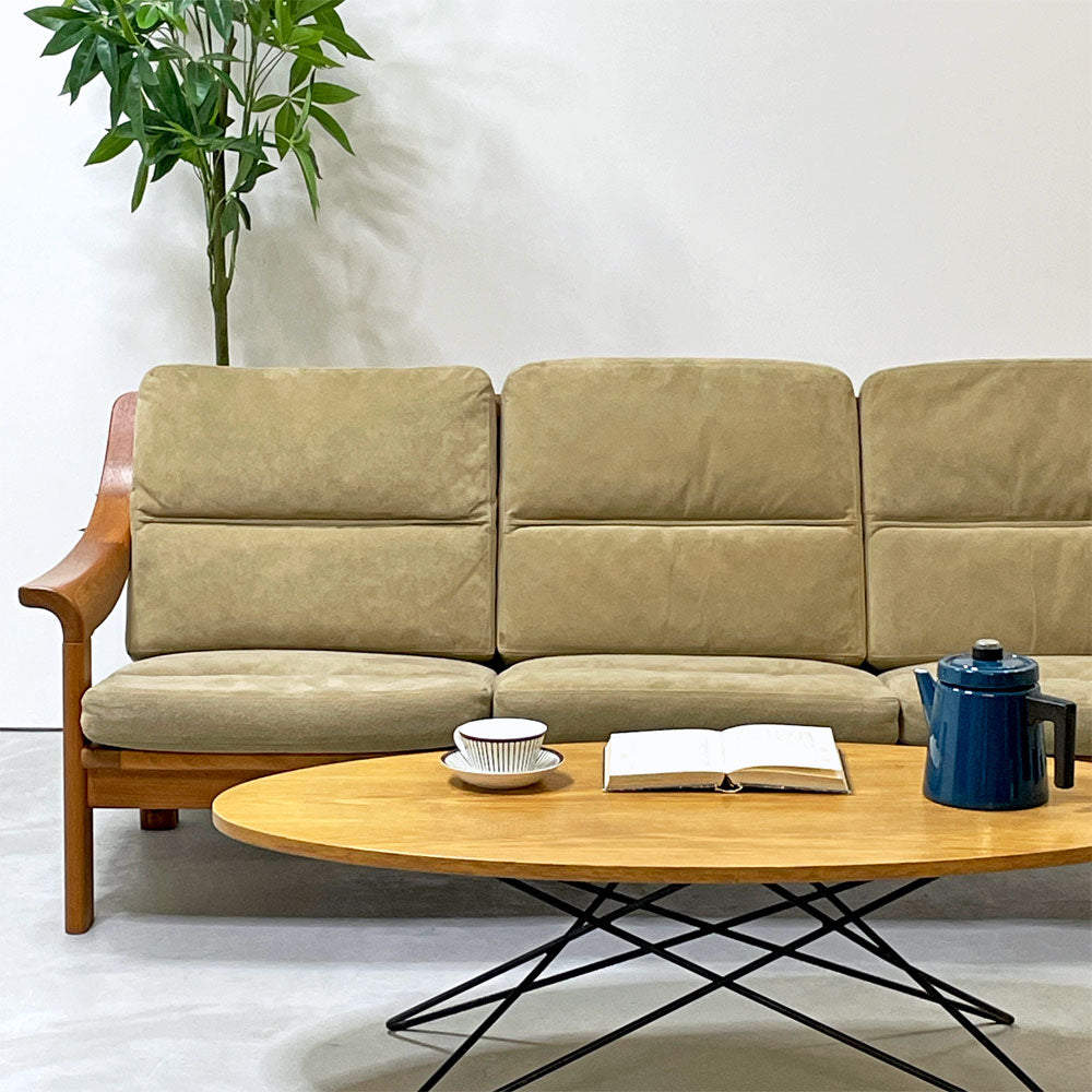 PJ furniture チーク無垢材 3pソファ 3シーター POUL JEPPESEN デンマークビンテージ　～ 北欧デンマークの名工が手掛けた一脚 ～