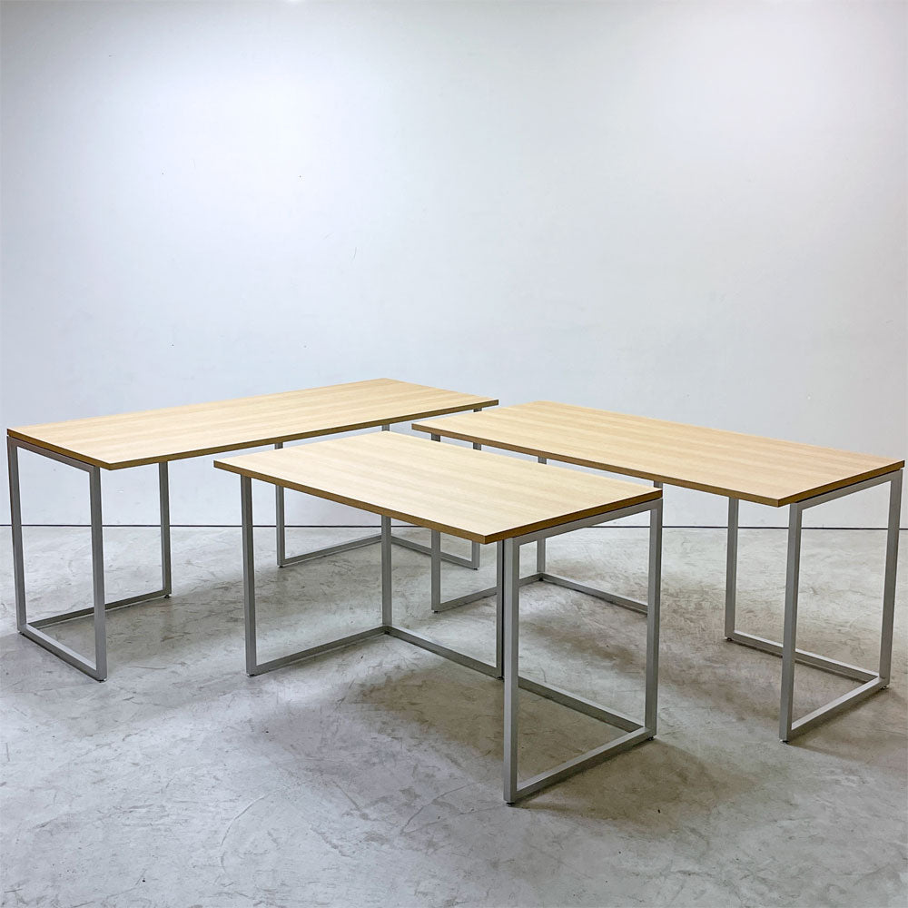 【祖師ヶ谷大蔵店】ビスレー BISLEY デスクプラン DESK PLAN Lフット ワーキングテーブル デスク オーク メラミン天板 スチール脚 イギリス 買取させていただきました。