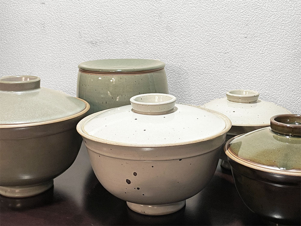 マルガレーテンヘーエ Keramische Werkstatt Margaretenhohe 李英才 蓋つき スープ椀 ポット 5点 未使用品 買い取りしました。
