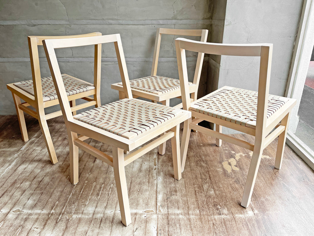 カッシーナ ・ イクスシー Cassina IXC. イーストバイイーストウェスト East by Eastwest サフラン SAFRRON ダイニングチェア 2脚セット 廃番 A＆B 中古品 買い取りしました。