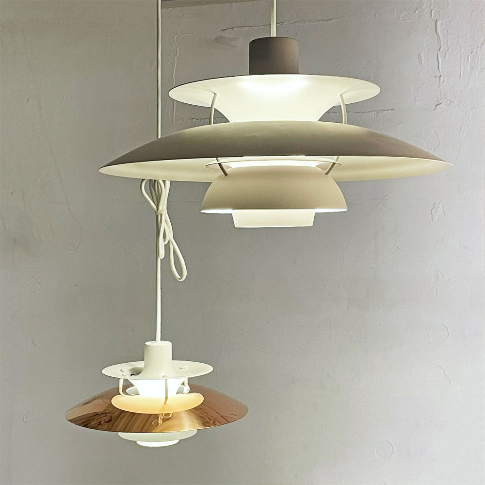 【下北沢店】ルイスポールセン Louis Poulsen PH5 ペンダントライト モノクロームオイスター&PH5 ミニ mini ペンダントライト 銅 COPPER 買取させていただきました。