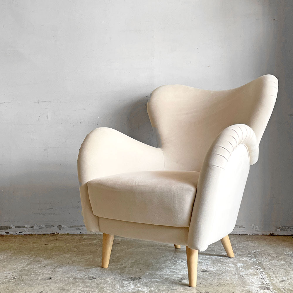 【自由が丘店】イデー IDEE ラビットラウンジ LOVE-IT LOUNGE ラウンジチェア 1pソファ ラムース生地 アイボリー 買取させていただきました。