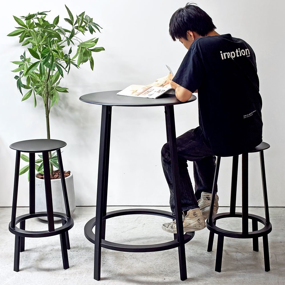 【祖師ヶ谷大蔵店】ヘイ HAY リボルバー バーテーブル REVOLVER BAR TABLE ＆ バースツール ハイ REVOLVER BAR STOOL HIGH レオン・ランズメイヤー デンマーク 買取させていただきました。
