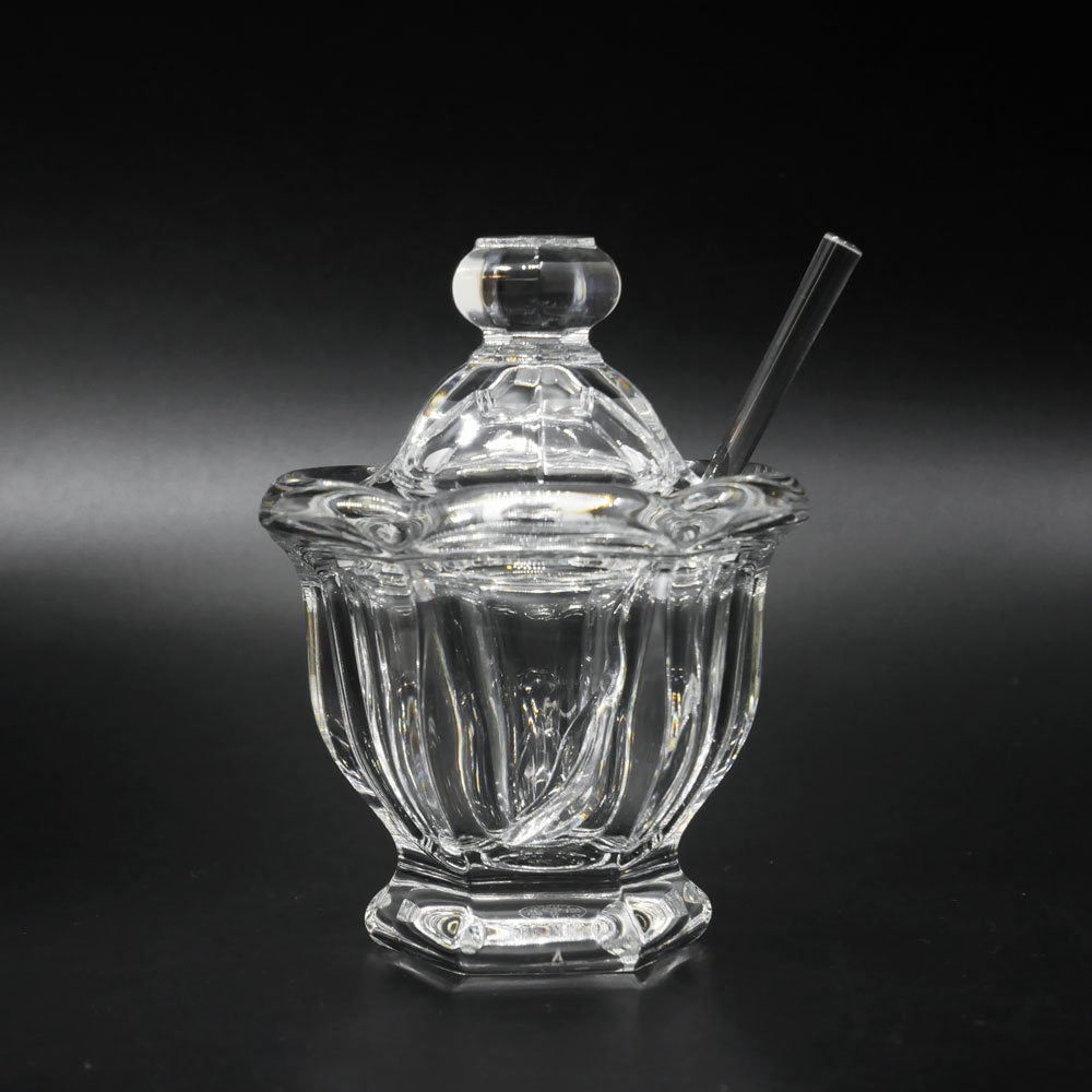 【祖師ヶ谷大蔵店】バカラ Baccarat ミズーリ Missouri マスタードポット ジャム シュガー ジャー スプーン付き クリスタルガラス フランス 定価約4万円 買取させていただきました。