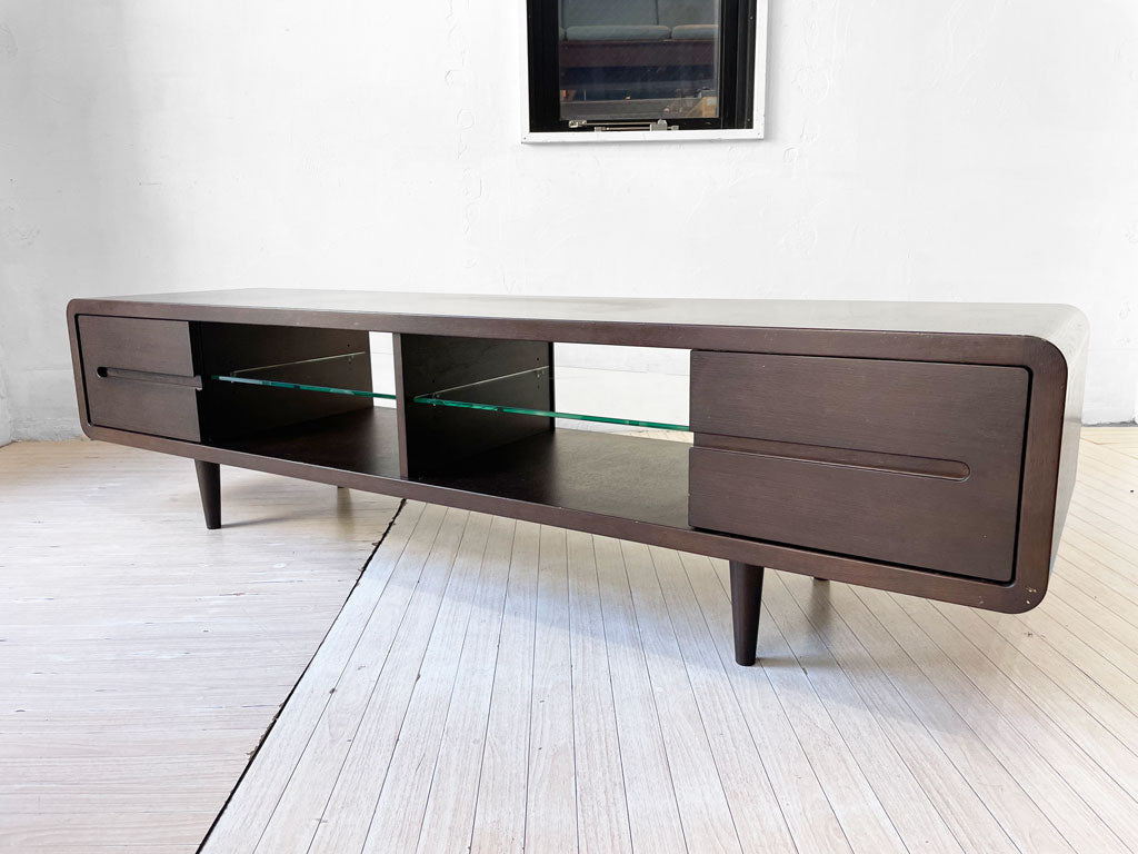 カンディハウス CONDE HOUSE エクリプス ECLIPSE テレビボード AVボード ローボード ヒッコリー材 ダークブラウン 廃番 中古品 買い取りしました。