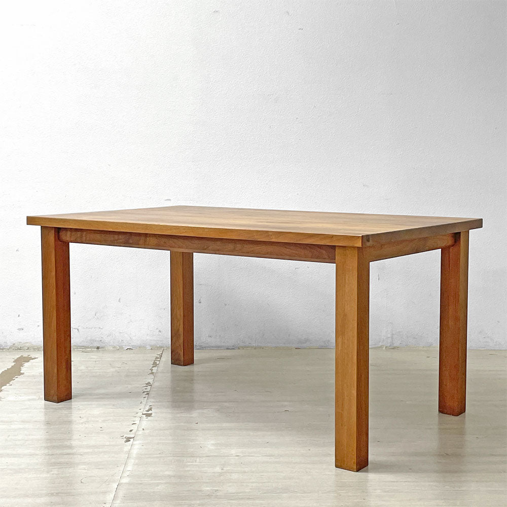 【祖師ヶ谷大蔵店】ウッドユウライクカンパニー WOOD YOULIKE COMPANY ベイシックテーブル BASIC TABLE 30T I型 ダイニングテーブル ウォールナット無垢材 W140cm 買取させていただきました。