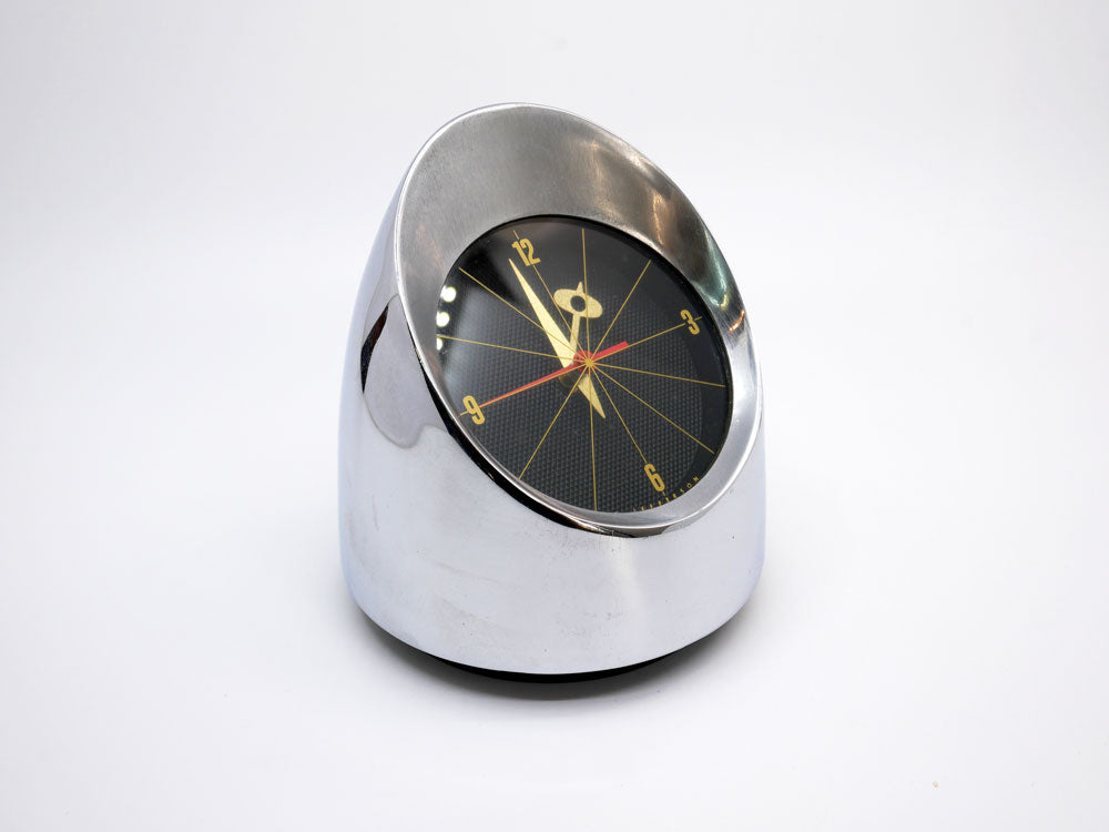 ジェファーソン社 JEFFERSON クロームデスククロック Chrome Desk Clock 500 置時計 60Hz USビンテージ ミッドセンチュリー 中古品 買い取りしました。
