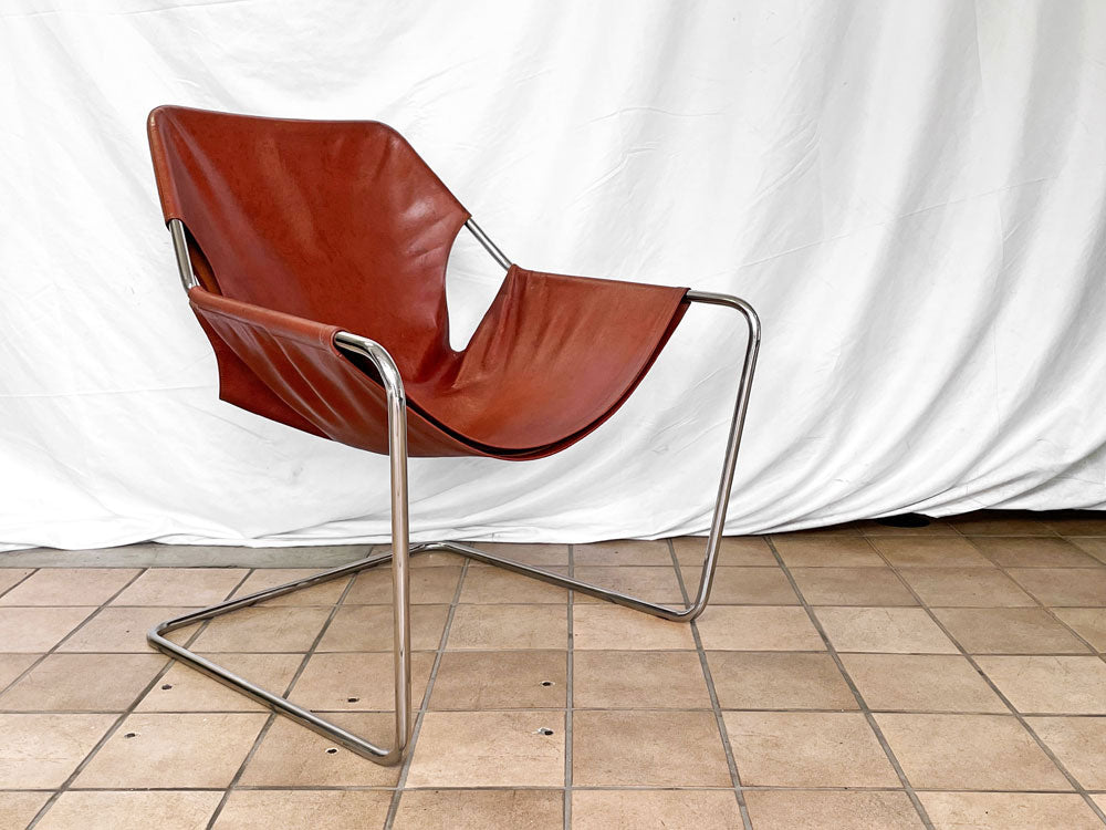 オブジェクト OBJEKTO パウリスターノ アームチェア PAULISTANO ARM CHAIR コニャックカラーレザー パウロ・メンデス・ダ・ロシャ コンランショップ取扱 MoMA 中古品 買い取りしました。