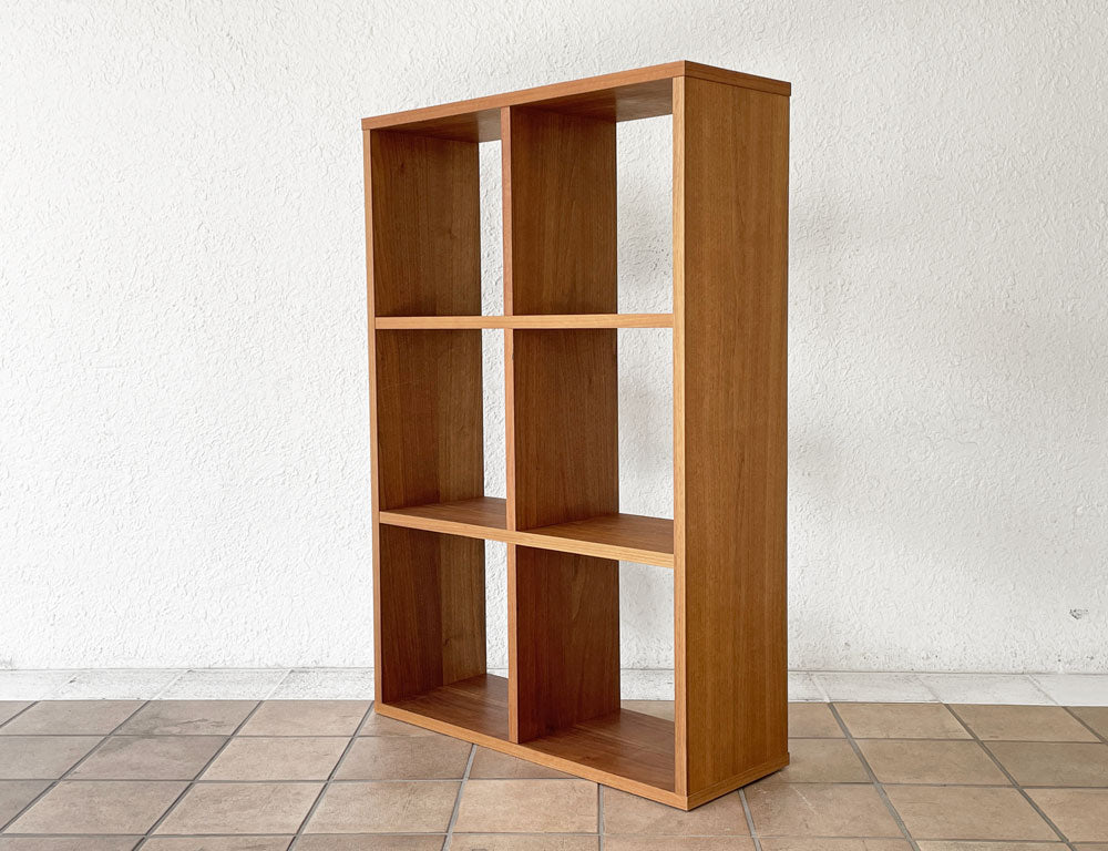 ナチュラルデザイン Natural Design ウォールナット材 オープンシェルフ 2列3段 H101cm 中古品 買い取りしました。