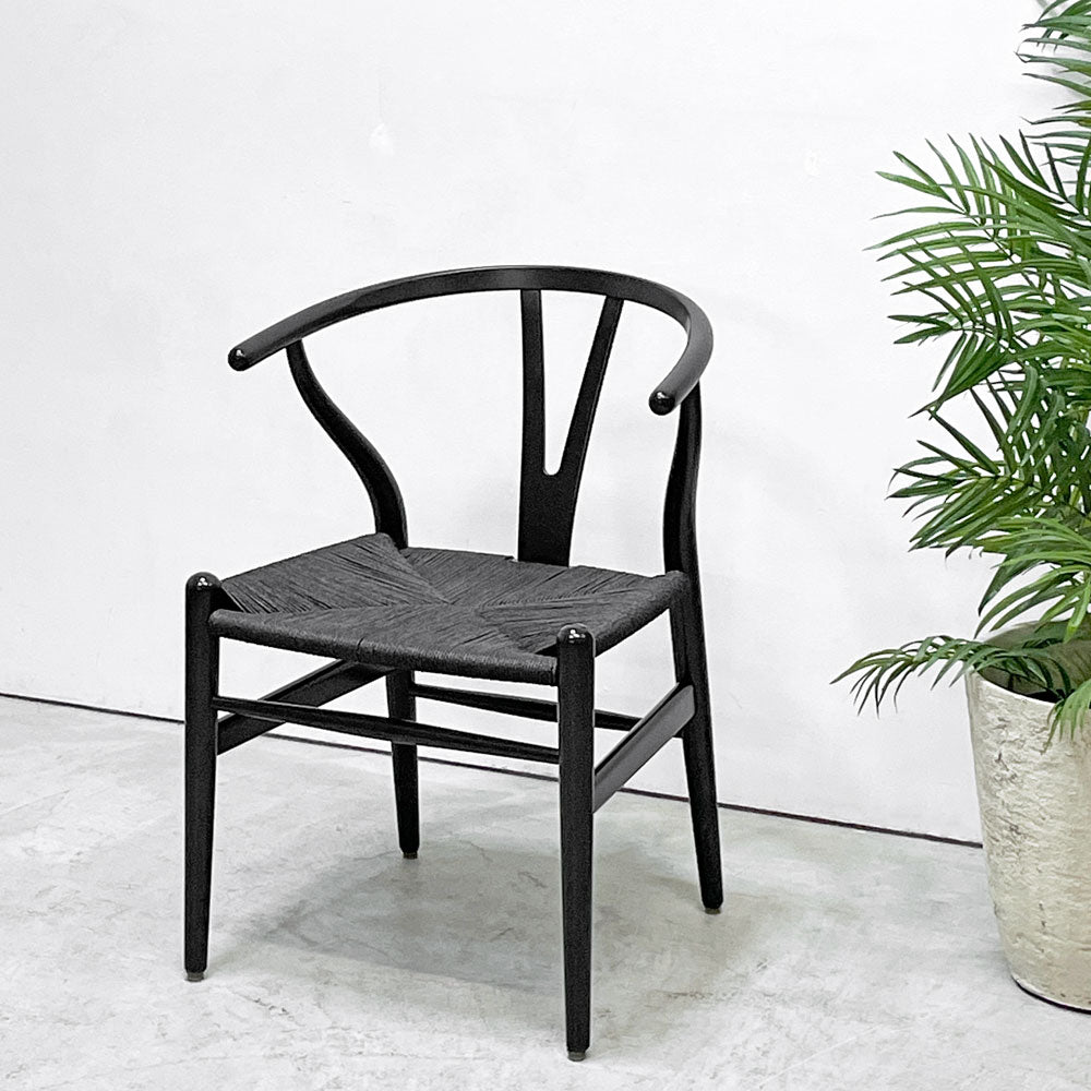 【祖師ヶ谷大蔵店】カールハンセン＆サン Carl Hansen & Son CH24 Yチェア ブラックラッカー×ブラックペーパーコード ビーチ材 ハンス・J・ウェグナー デンマーク 北欧家具 日本仕様サイズ 買取させていただきました。