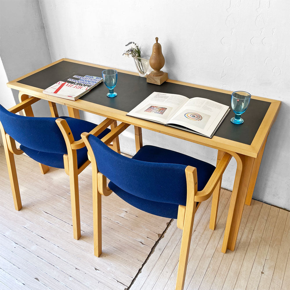 【下北沢店】マグナスオルセン Magnus Olesen ダイニングテーブル デスク ビーチ材 × リノリウム天板 W150cm R・ティエセン ＆ J・ソーレンセン デンマーク 北欧家具  買取させていただきました。