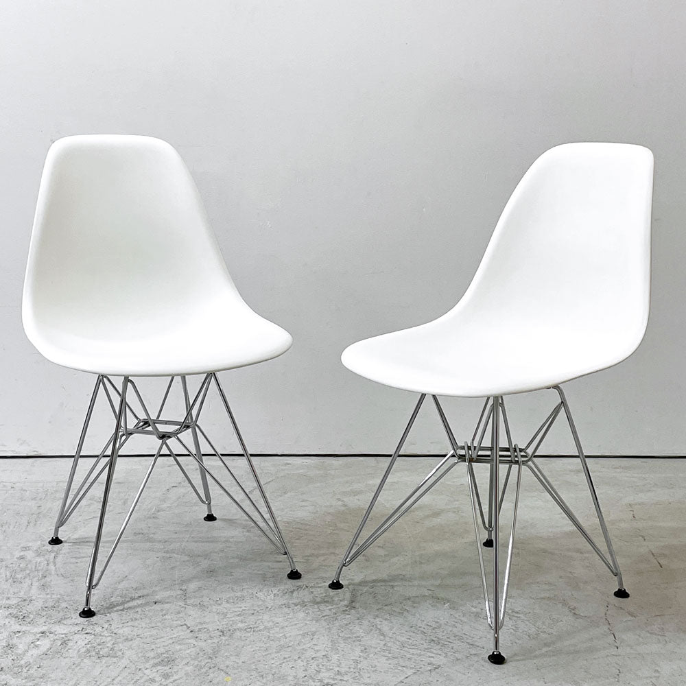 【祖師ヶ谷大蔵店】ハーマンミラー Herman Miller サイドシェルチェア ポリプロピレン製 エッフェルベース ホワイト C&R イームズ ミッドセンチュリー 買取させていただきました。