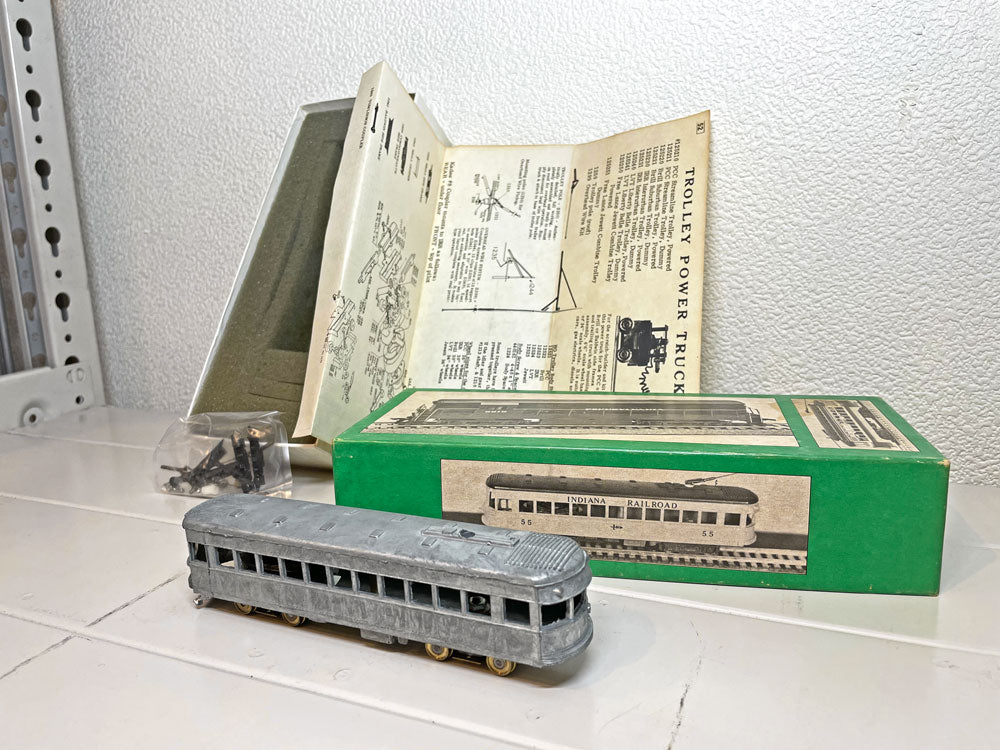 BOWSER バウザーインディアン鉄道 INTERURBAN TROLLEY KIT 未組立品 図面付属  中古品 買い取りしました。