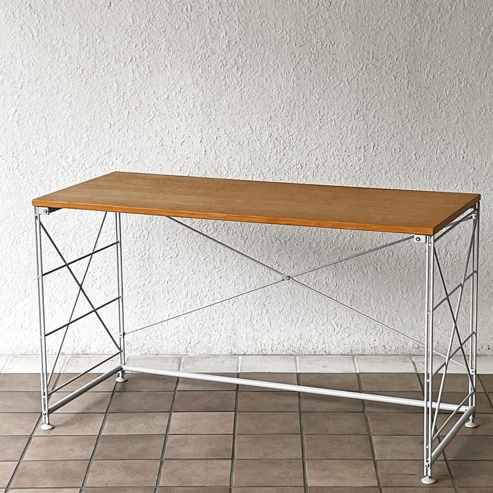  【用賀店】無印良品 MUJI スチールユニットデスク タモ材 W120㎝ 廃番品 シンプル ナチュラルスタイル 現状品 買取させていただきました。