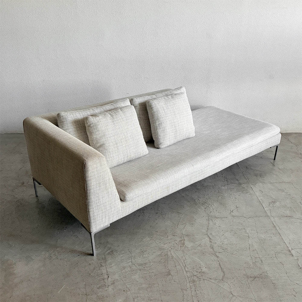【登戸BASE店】ビー・アンド・ビー イタリア B&B Italia チャールズ Charles レフト端部エレメント W230cm 片アーム ソファ CH228S 参考価格約125万円の品 アントニオ・チッテリオ Antonio Citterio イタリアモダン 買取させていただきました。