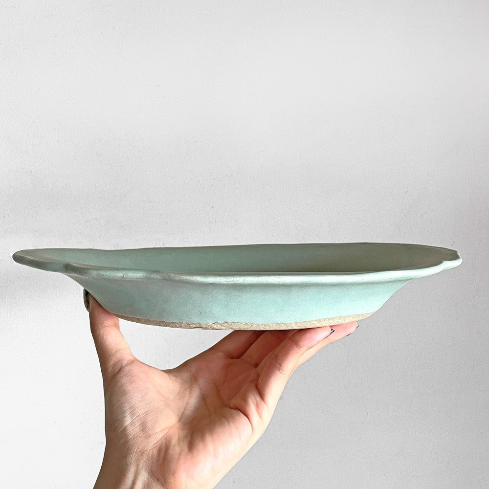 【自由が丘店】あわびウェア awabiware 岡本純一 雲型 カレー皿 オーバル プレート グルーン 緑 買取させていただきました。