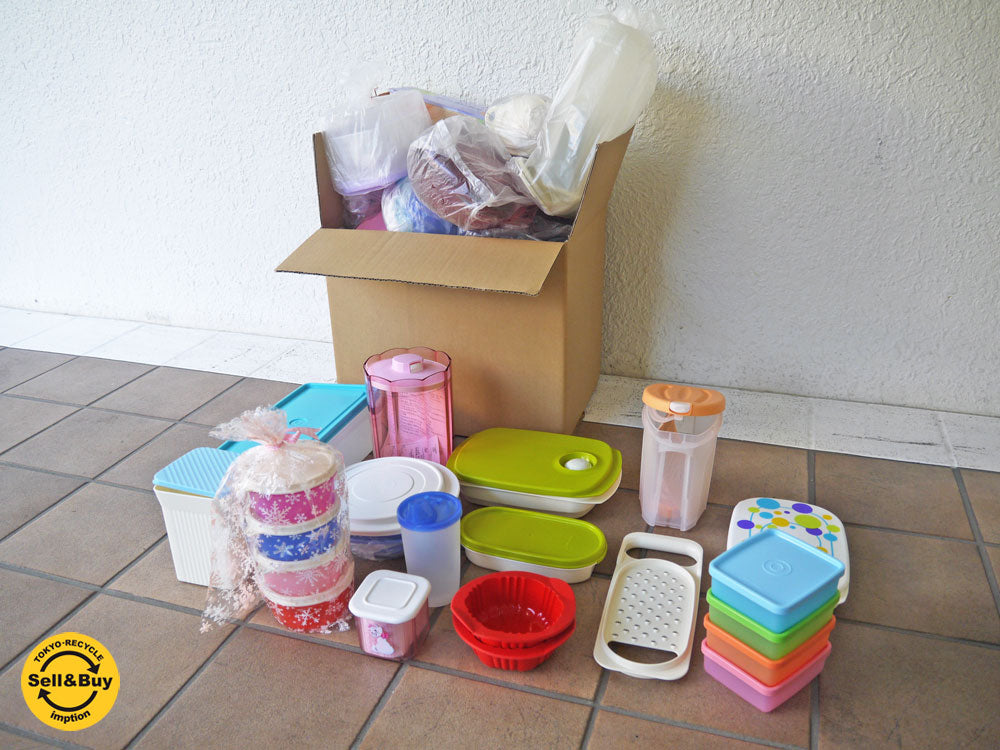 タッパーウェア Tupperware 食品 & 飲料等 容器類 詰め合わせ アラカルト / アソート セット - C  新着商品 買い取りしました。