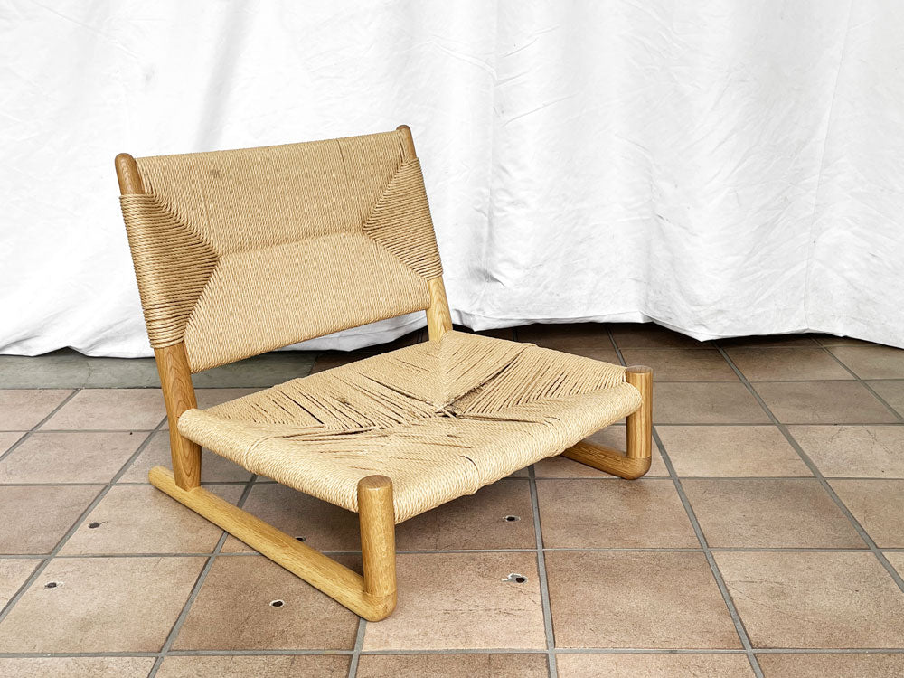 ワイスワイス WISE WISE チノ CHINO BC-501 座椅子 ローチェア オーク材 ペーパーコード ナチュラル 中古品 買い取りしました。
