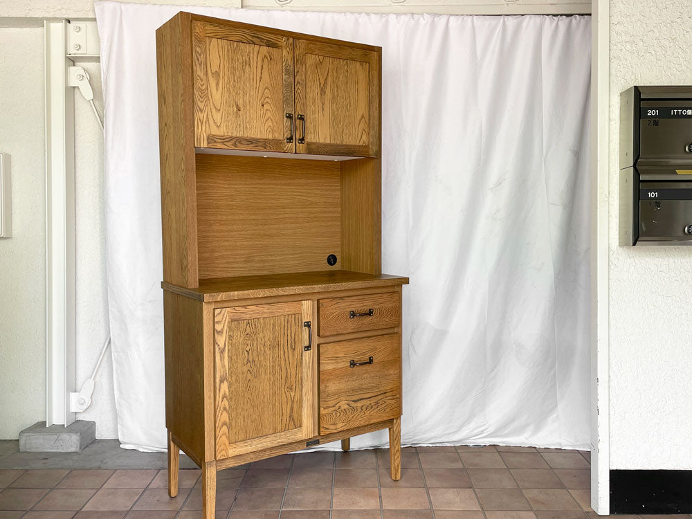 ジャーナルスタンダードファニチャー journal standard Furniture クリスティ CHRYSTIE キッチンボード S 2nd 食器棚 参考定価170,500円 廃番  中古品 買い取りしました。