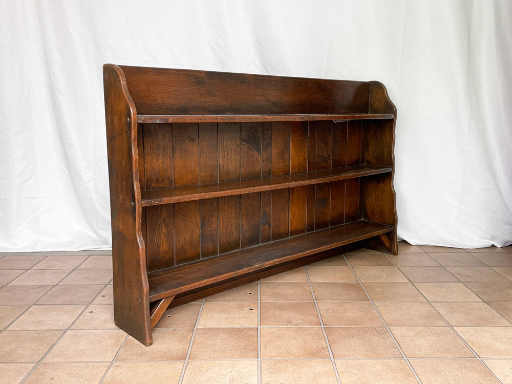 UKビンテージ Vintage Webber Furniture ブックシェルフ 飾り棚 3段 オーク材 英国 イギリス 中古品 買い取りしました。