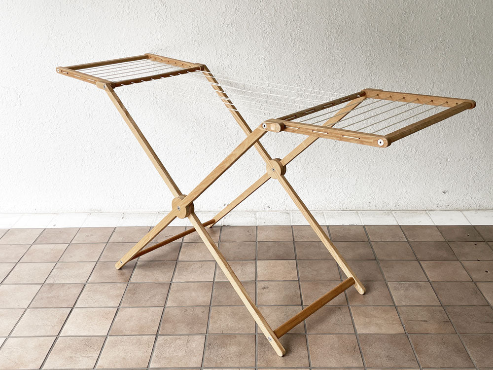 サイド バイ サイド SIDE BY SIDE クロス ドライヤー ママ MAMA CLOTHES DRYER アッシュ無垢材 折り畳み ランドリーラック 洗濯物干し ドイツ 中古品 買い取りしました。
