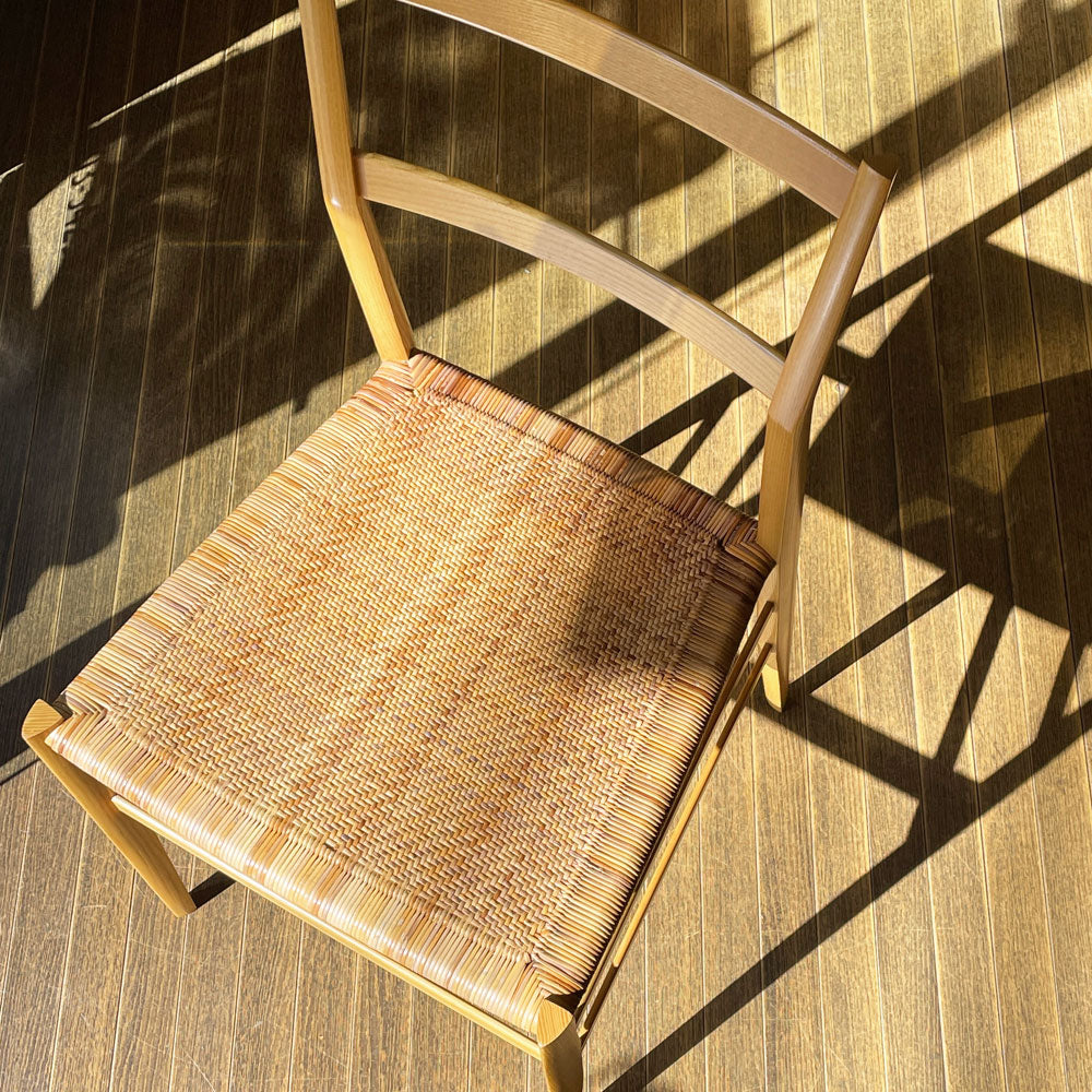 カッシーナ Cassina 699 スーパーレジェーラ SUPERLEGGERA チェア ダイニングチェア アッシュ材 ナチュラル 籐張り ジオ・ポンティ ～風通る気配～