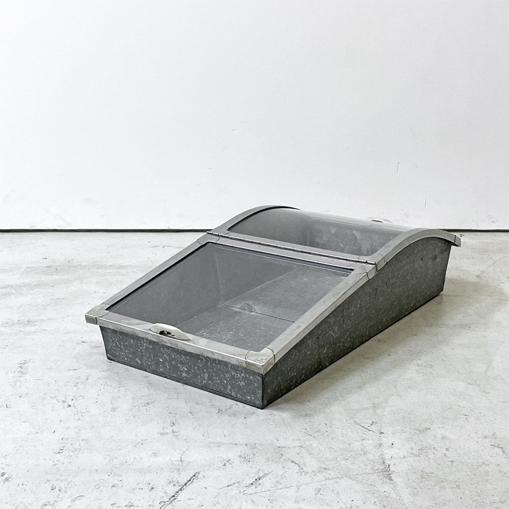 【祖師ヶ谷大蔵店】ジャパンビンテージ Japan Vintage ブリキｘガラス 駄菓子屋 お菓子ケース ディスプレイケース 2ドア W30.5cm 店舗什器 昭和レトロ シャビーシック 買取させていただきました。