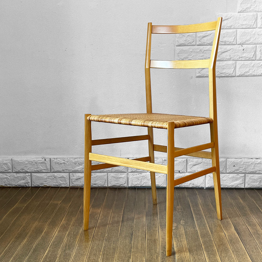 【経堂店】カッシーナ Cassina 699 スーパーレジェーラ SUPERLEGGERA チェア ダイニングチェア アッシュ材 ナチュラル 籐張り ジオ・ポンティ 買取させていただきました。