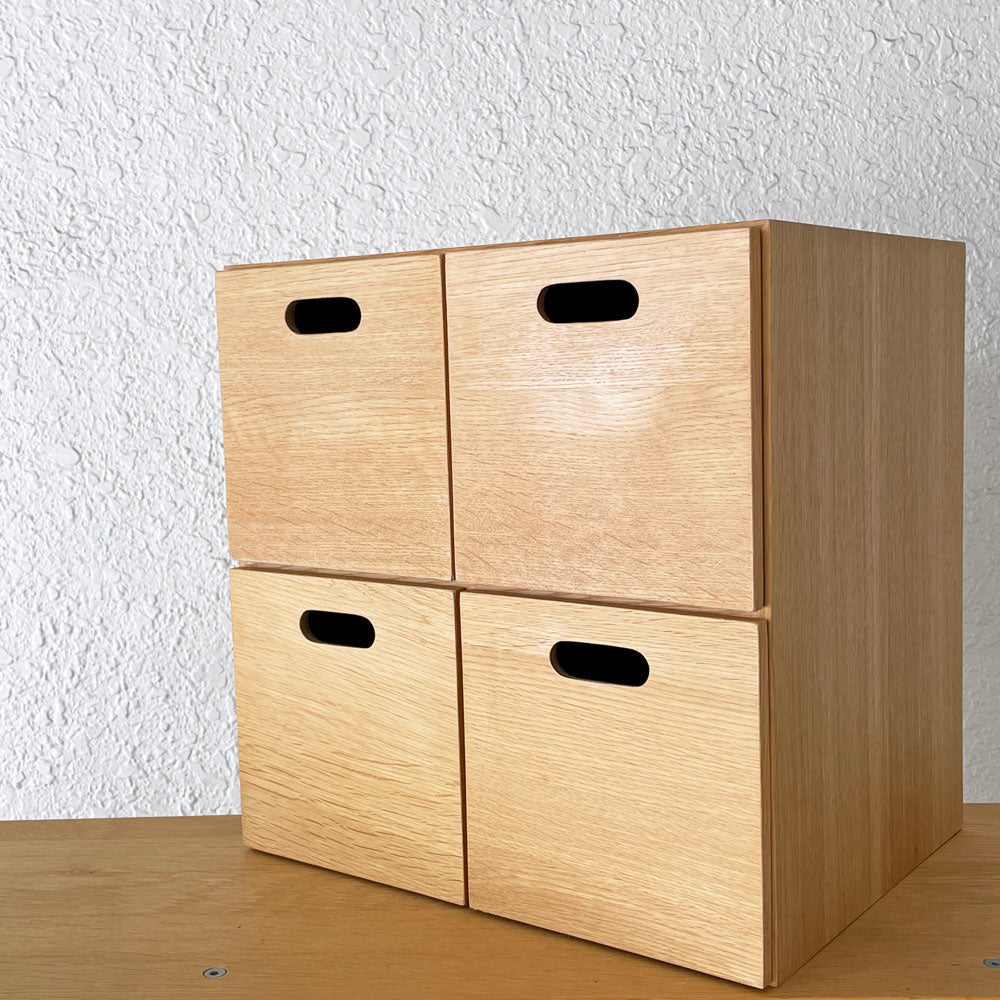 無印良品 MUJI スタッキングチェスト 引出し 4個 オーク材 買取させていただきました。