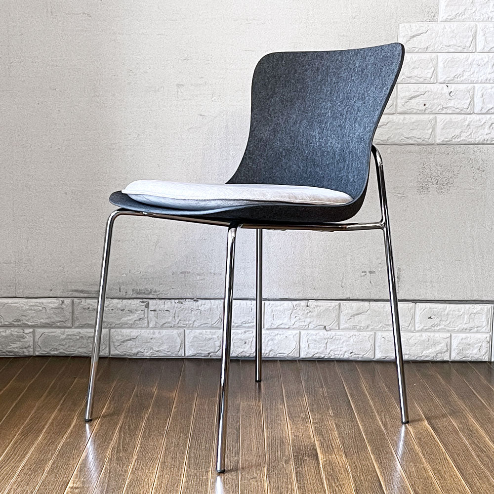 【経堂店】リーンロゼ ligne roset エットリアーノ Ettoriano ダイニングチェア フェルト×スチールベース シートクッション付 Archirivolto フランス 買取させていただきました。