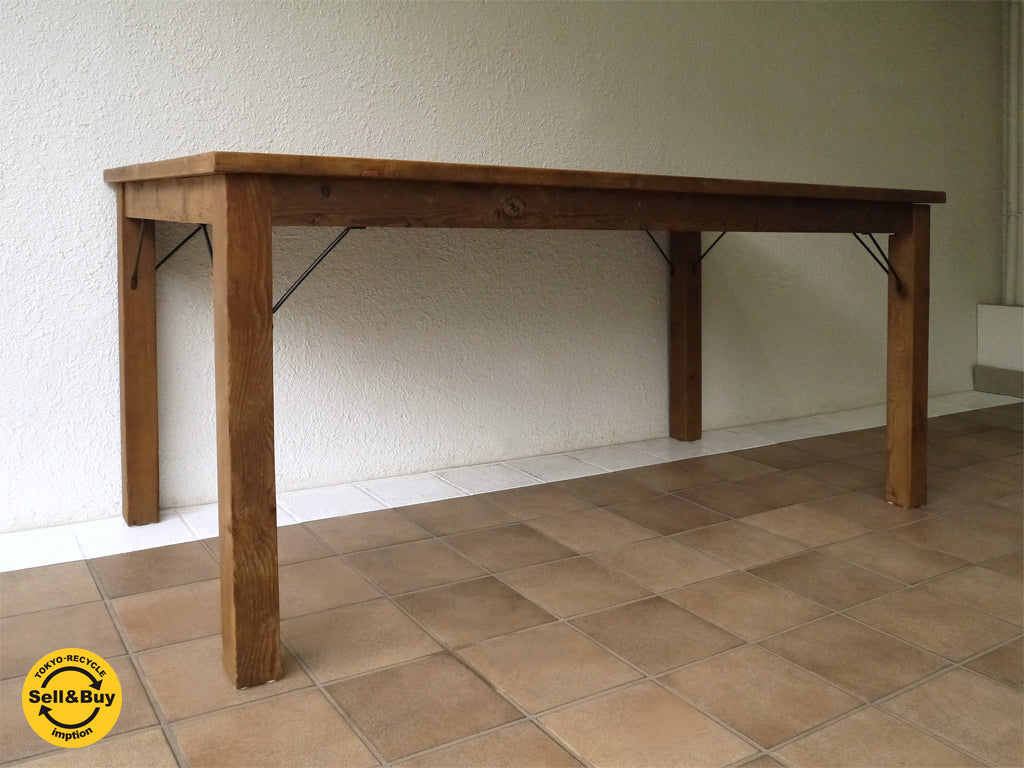 クラッシュゲート CRASH GATE ヨハンダイニングテーブル JOHAN DINING TABLE パイン古材 ビンテージテイスト ラスティック 現行・人気シリーズ 新着商品 買い取りしました。