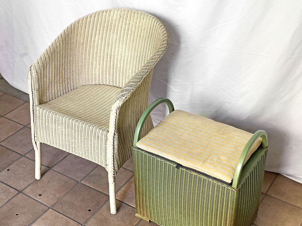 ロイドルーム LLOYD LOOM ビンテージ アームチェア & リネンバスケット  中古品 買い取りしました。
